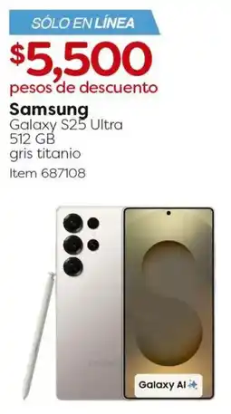 Costco Samsung galaxy S25 ultra oferta