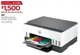 Costco Hp multifuncional smart Tank 670 oferta