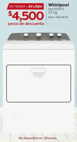 Costco Whirlpool secadora oferta