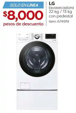 Costco Lg lavasecadora oferta