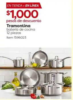 Costco Tramontina batería de cocina oferta