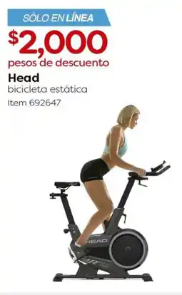 Costco Head bicicleta estática oferta