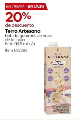 Costco Terra artesana bebida gourmet de nuez de la india oferta