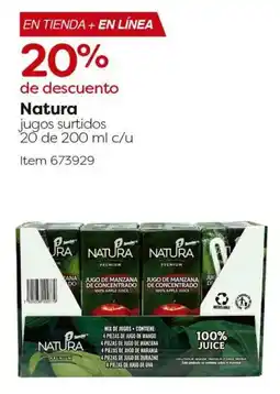 Costco Natura jugos surtidos oferta