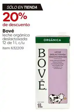 Costco Bové leche orgánica deslactosada oferta