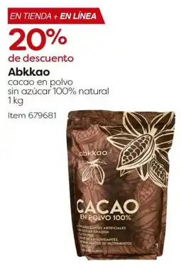 Costco Abkkao cacao en polvo sin azúcar 100% natural oferta