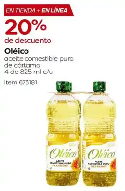 Costco Oléico aceite comestible puro de cártamo oferta