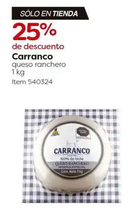 Costco Carranco queso ranchero oferta