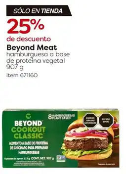 Costco Beyond Meat hamburguesa a base de proteina vegetal oferta