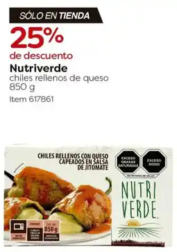 Costco Nutriverde chiles rellenos de queso oferta