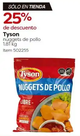 Costco Tyson nuggets de pollo oferta