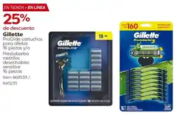 Costco Gillette proglide cartuchos para afeitar oferta