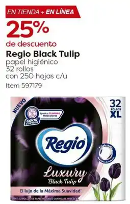 Costco Regio black tulip papel higiénico oferta