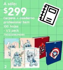 City Club Carpeta + cuaderno profesional oferta