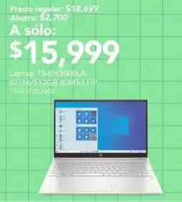 City Club Laptop 15-EH3000LA oferta