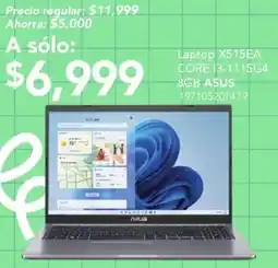 City Club Asus laptop x%15ea core i3 oferta