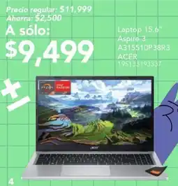 City Club Acer aspire 3 15.6" laptop oferta