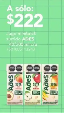 City Club Ades Jugo minibrick oferta