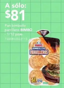 City Club Bimbo pan bimbollo parrillero oferta