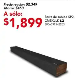 City Club Sony barra de sonido sp2 oferta