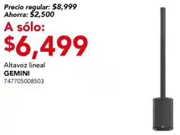 City Club Gemini altavoz lineal oferta