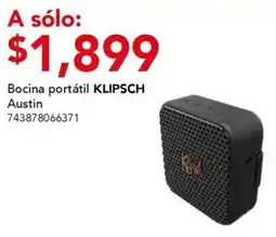 City Club Klipsch bocina portátil austin oferta