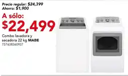 City Club Mabe combo lavadora y secadora oferta
