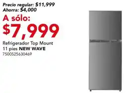 City Club New wave refrigerador top mount oferta