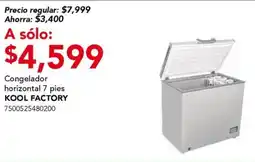 City Club Kool factory congelador horizontal oferta
