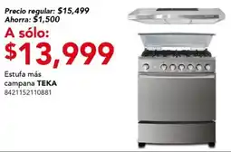 City Club Teka estufa más campana oferta