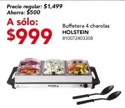 City Club Holstein buffetera 4 charolas oferta