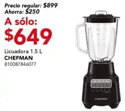 City Club Chefman licuadora oferta