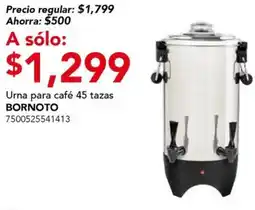 City Club Bornoto urna para café oferta