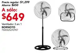 City Club Bornoto ventilador 3 en 1 oferta