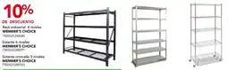 City Club Member's choice rack industrial 4 niveles oferta