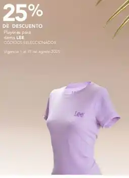 City Club Lee playeras para códigos seleccionados oferta