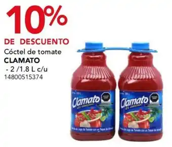 City Club Clamato cóctel de tomate oferta