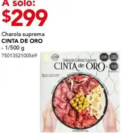 City Club Cinta de oro charola suprema oferta
