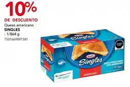 City Club Singles queso americano oferta