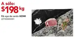 City Club Kowi rib eye de cerdo oferta