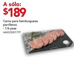 City Club Carne para hamburguesa parrilleros oferta