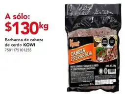 City Club Kowi barbacoa de cabeza de cerdo oferta