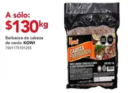 City Club Kowi barbacoa de cabeza de cerdo oferta