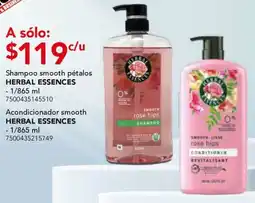 City Club Herbal essences shampoo smooth pétalos oferta