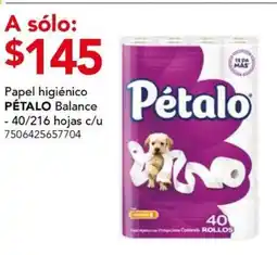 City Club Pétalo papel higiénico balance oferta