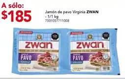 City Club Zwan jamón de pavo virginia oferta