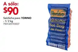 City Club TORINO Salchicha pavo oferta