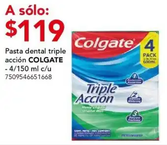 City Club Colgate pasta dental triple acción oferta