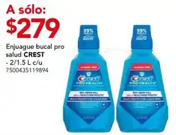City Club Crest Enjuague buccal pro salud oferta
