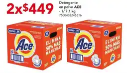 City Club Ace Detergente en polvo oferta
